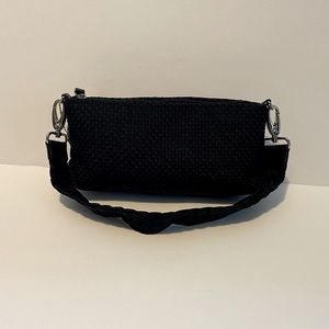 The SAK Black Crocheted Purse